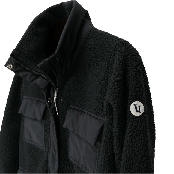 Vuori Jackets & Blazers - Vuori Utility Jacket Sherpa Fleece Full Zip Women XS Black Jacket Gorpcore Cozy